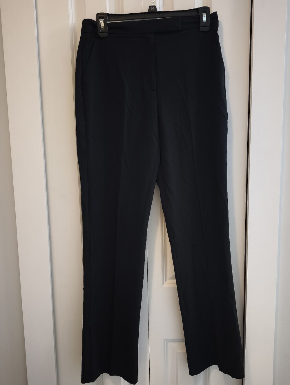 NWT ASOS Black Tailored Trousers Pants US 4 Side Zip Workwear